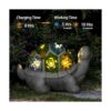 LESES Estatuas de jardín Figura ornamental de tortuga de_2