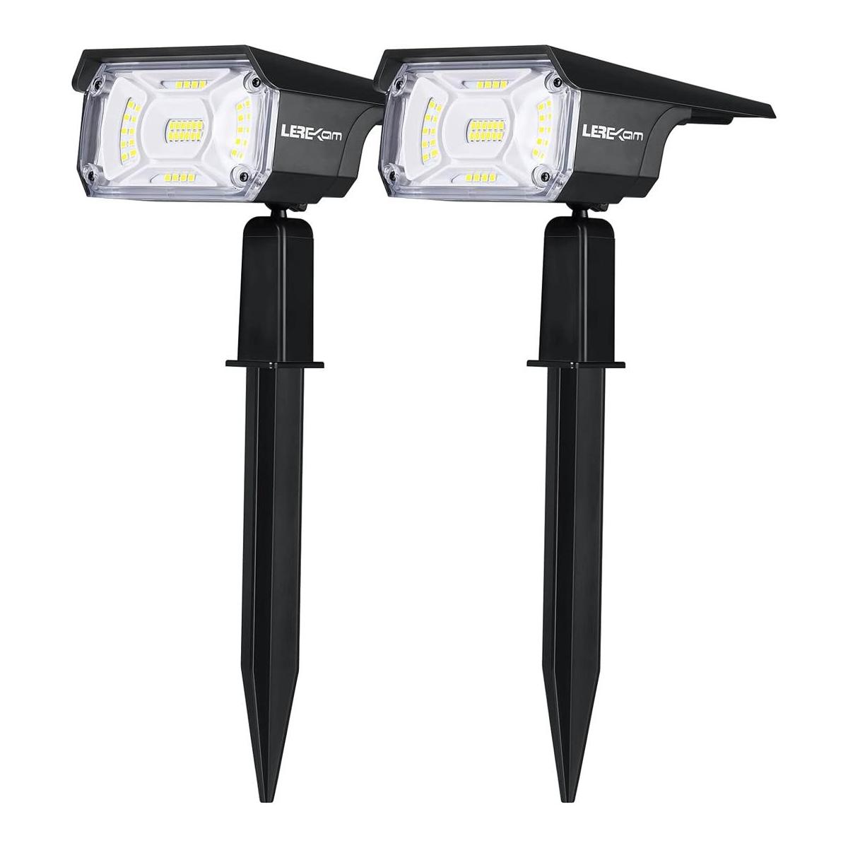 LEREKAM Luces solares para exteriores IP65 impermeables