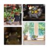 LESES Estatuas de jardín Figura ornamental de tortuga de_6