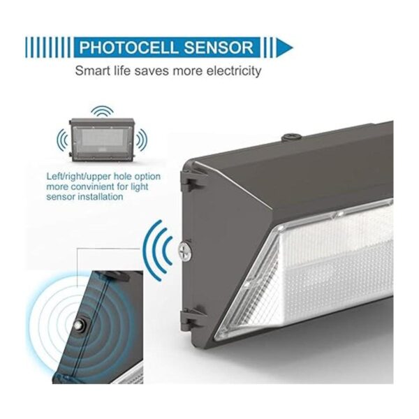 LEDMO Paquete de pared LED de 120 W con fotocélula al_2