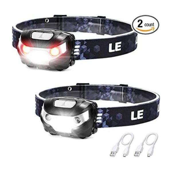LED Headlamp Rechargeable Super Bright Head Lamp with 5_1