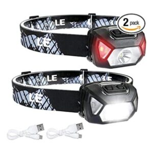 LE Linterna frontal LED recargable 6 modos súper_1