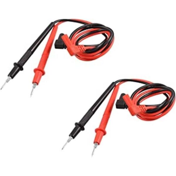 LDEXIN Juego de 2 cables de prueba de silicona suave para_1