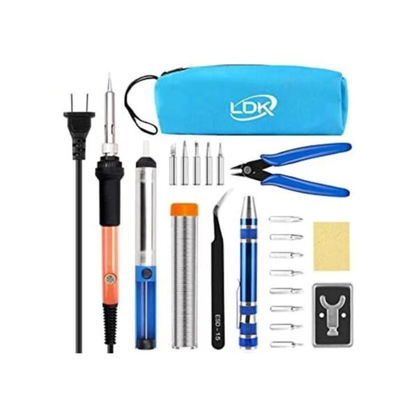 LDK Kit de soldador eléctrico de 60 W temperatura