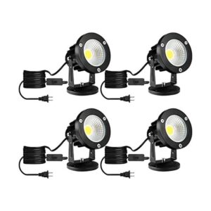 LCARED Focos LED para exteriores luz blanca cálida de 12_1