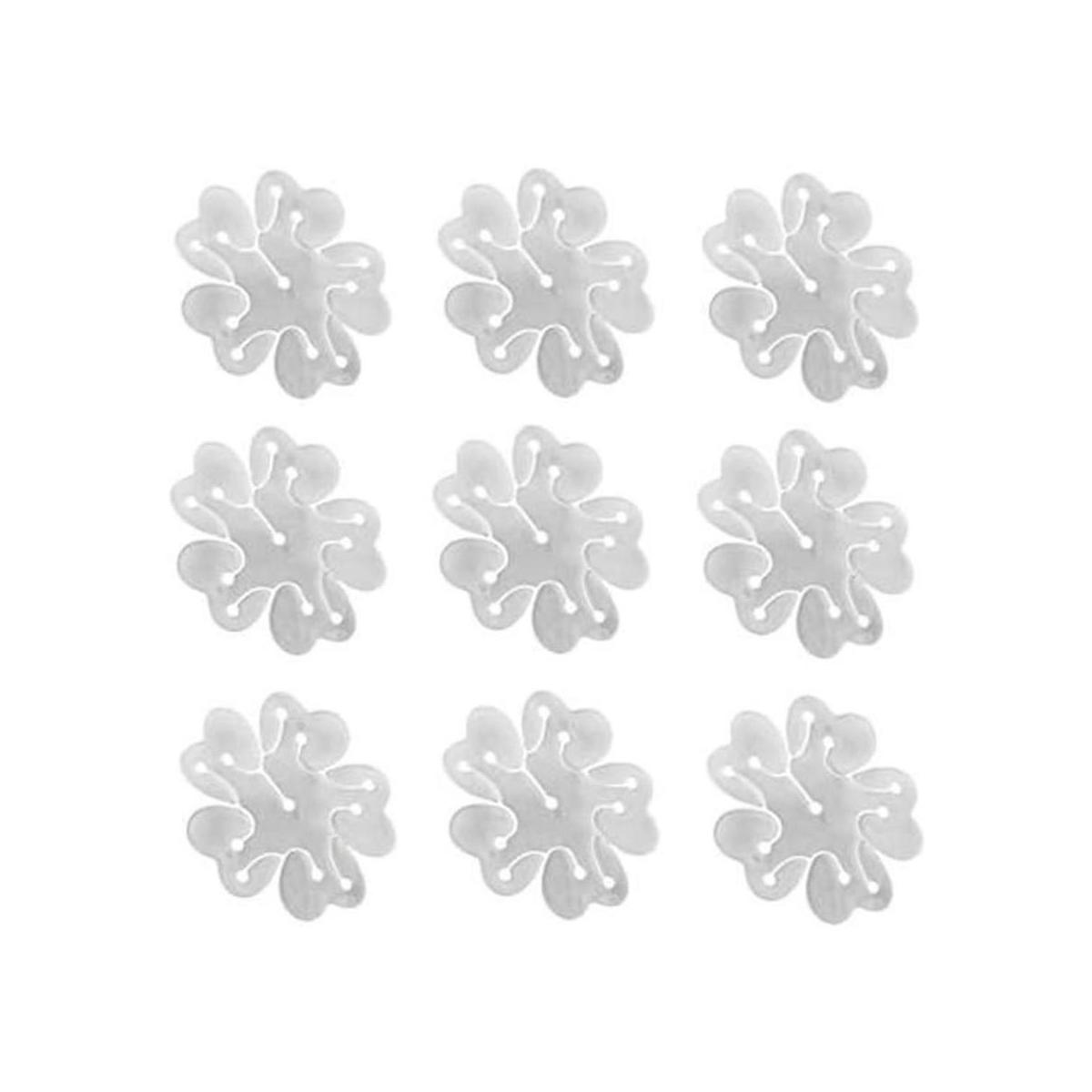 LASSUM 20 clips portátiles en forma de flor para