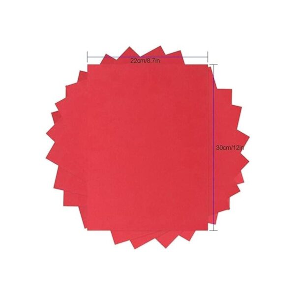 LANIAKEA Hojas de espuma EVA rojas 9.0 x 12.0 in 50