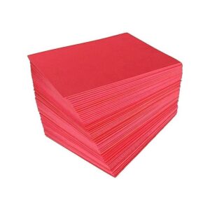LANIAKEA Hojas de espuma EVA rojas 9.0 x 12.0 in 50