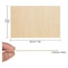 LANIAKEA 20 hojas de madera contrachapada de 12 x 8 x 116