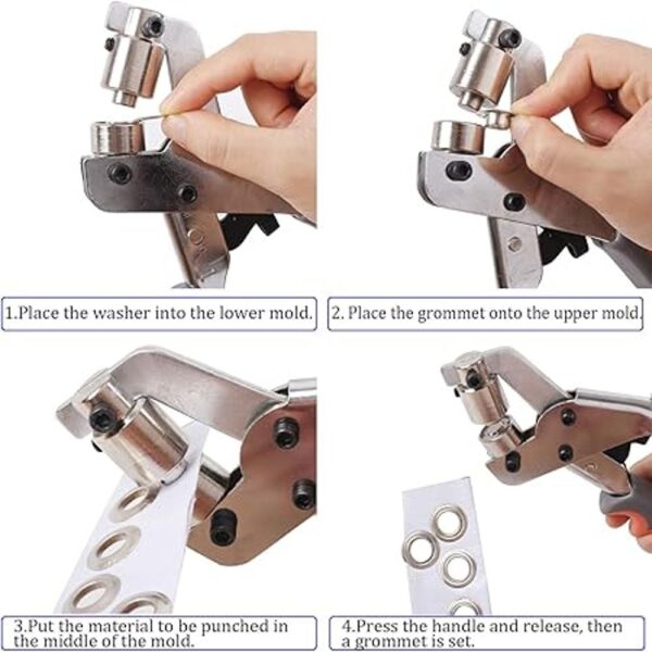 LACUISINE Kit de herramientas para ojales de mano para_6
