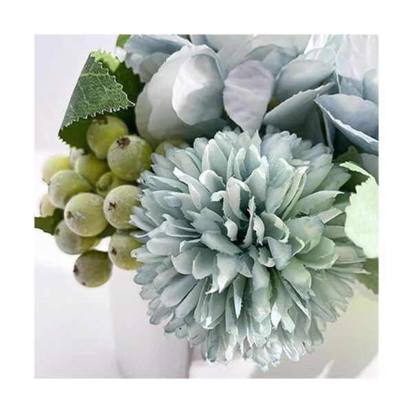 LADADA Flores de peonía sintéticas en florero de_3