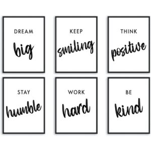 L O Goods Decoración inspiradora de pared para oficina