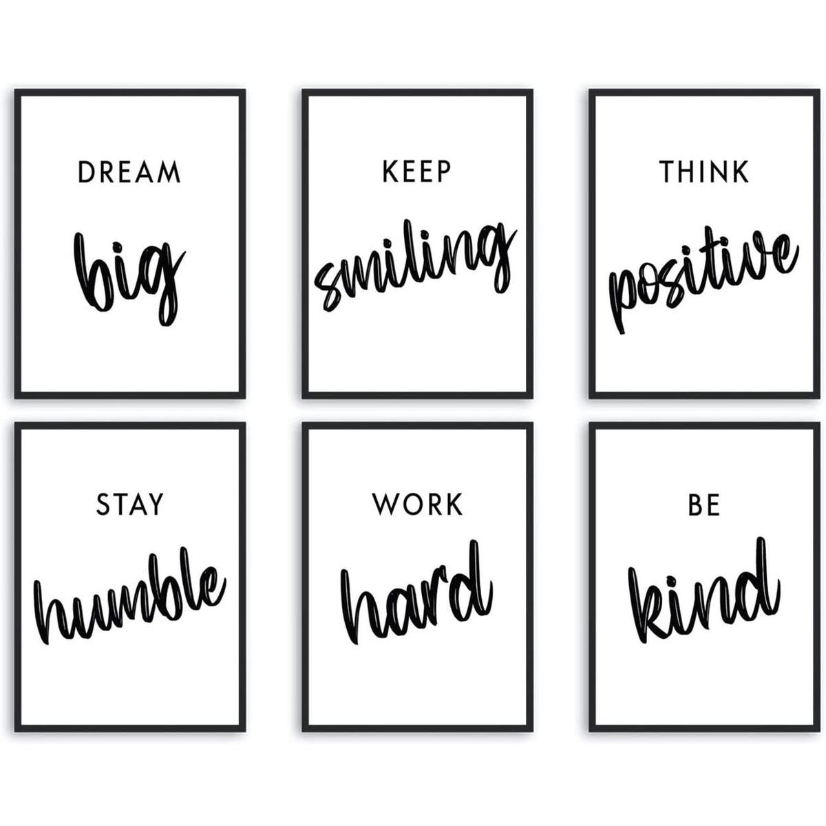 L O Goods Decoración inspiradora de pared para oficina