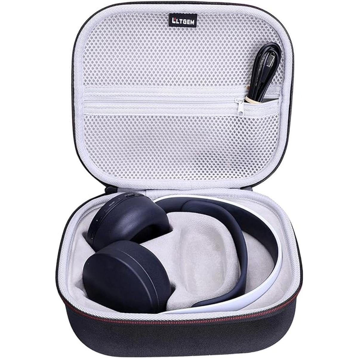 L LTGEM Funda rígida de EVA para auriculares inalámbricos