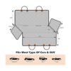 Kytely Funda de asiento de coche mejorada para perro para_3