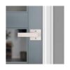 Kwikset Singapur Manija de puerta media simulada con_6