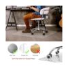 Kuyal tapete transparente para silla uso en suelos duros_2