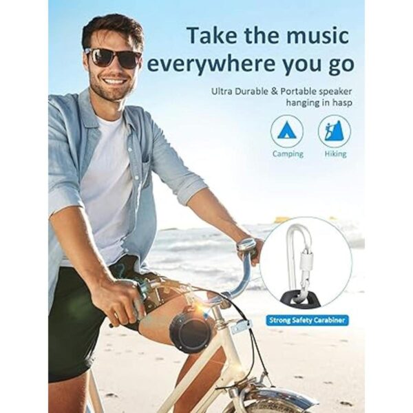 Kunodi Bocina Bluetooth resistente al agua para_3