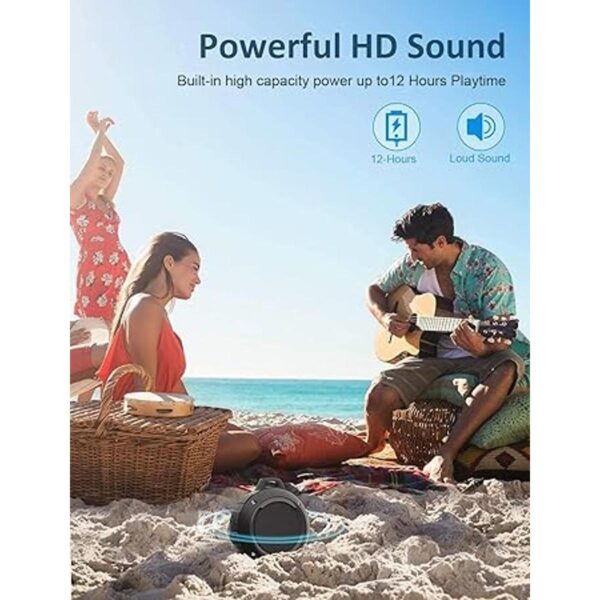 Kunodi Bocina Bluetooth resistente al agua para_5