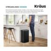 Kraus KTCS10MB GarbagePro Cubo de basura rectangular con
