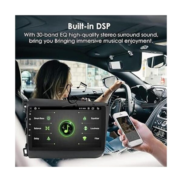 KooDux Car Radio Stereo for Honda Civic 20122015 Android_5