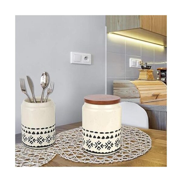 Kopmath Recipiente de cerámica para cocina recipiente_6