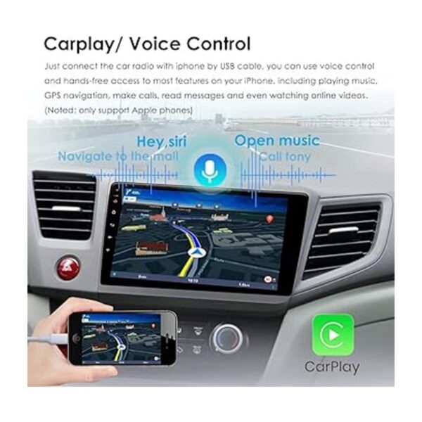 KooDux Car Radio Stereo for Honda Civic 20122015 Android_2