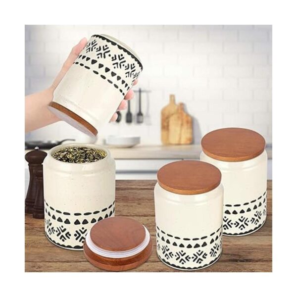 Kopmath Recipiente de cerámica para cocina recipiente_5