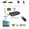 Koopman Interruptor HDMI 4K HDR 4 puertos 4K 60Hz HDMI_3