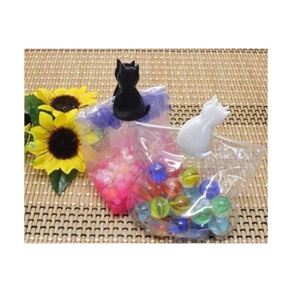 Kokubo Clips para bolsas en forma de gato pinzas de_2