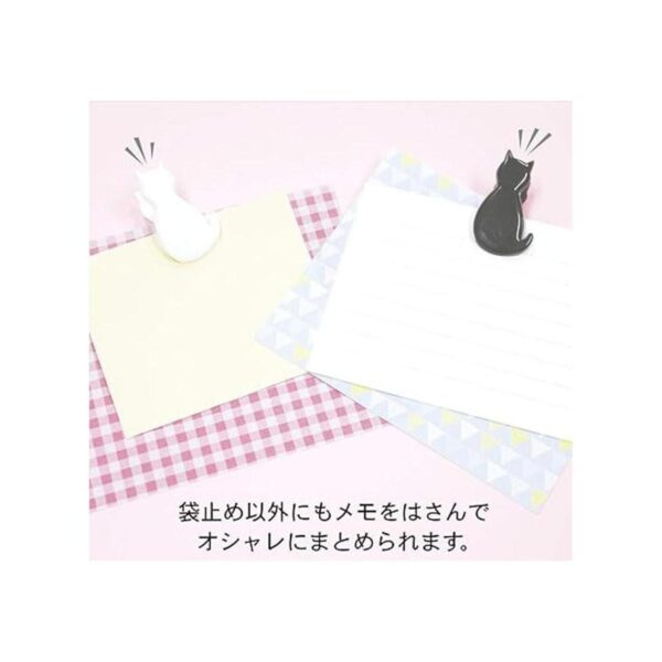 Kokubo Clips para bolsas en forma de gato pinzas de_5