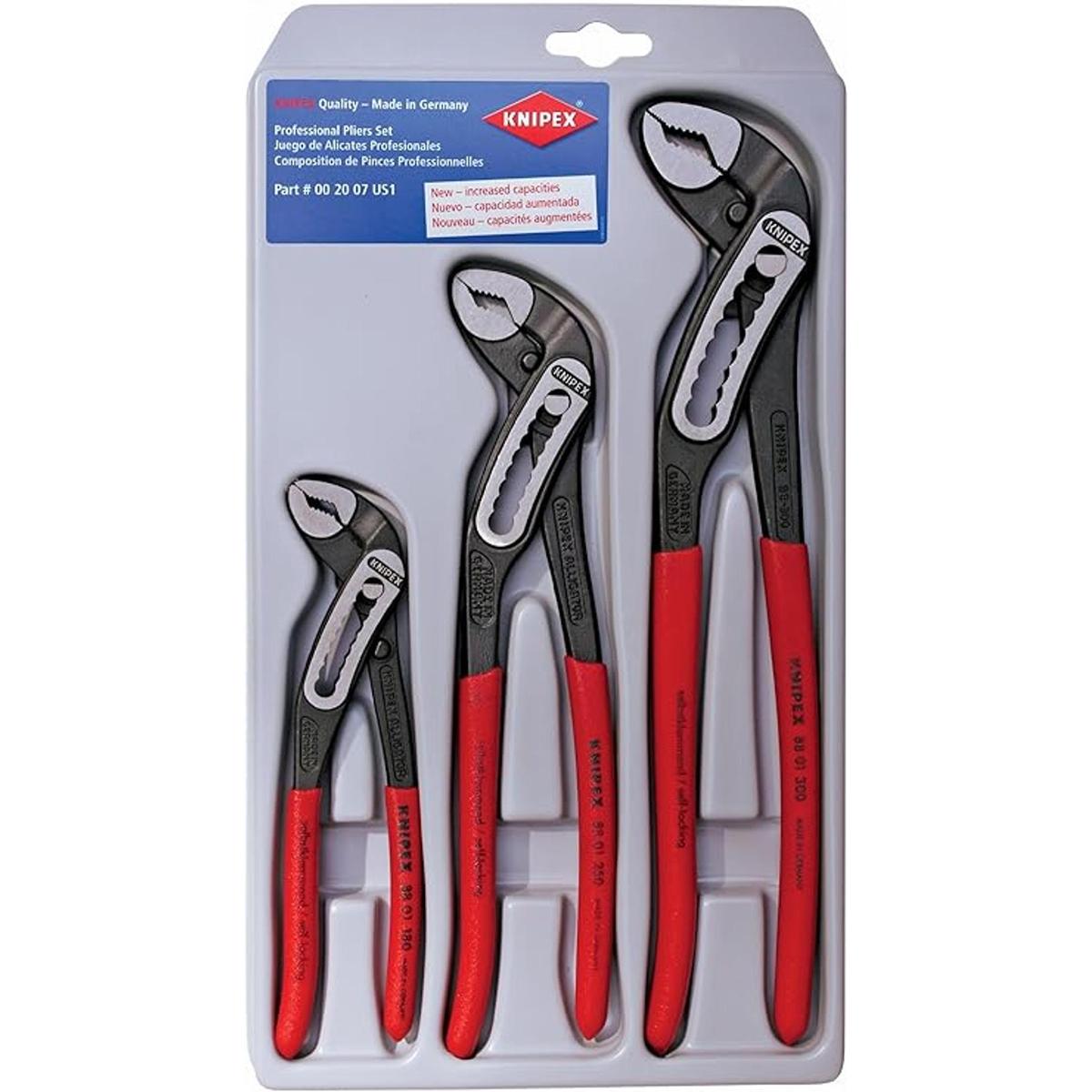 Knipex 002007US1 Juego de alicates de pinza 3 piezas 7