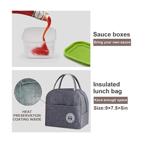 Koccido Kit de lonchera tipo Bentocaja de almuerzo_5