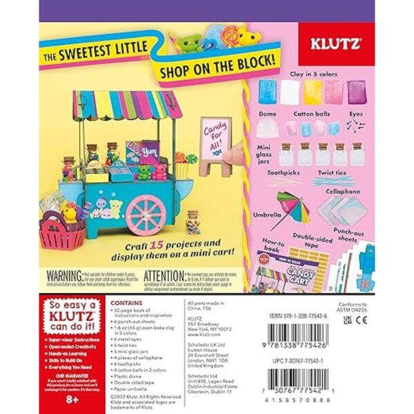 Klutz Kit de manualidades de carrito de dulces Mini Clay_6