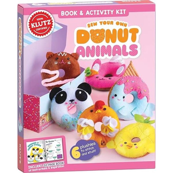 Klutz Kit de manualidades de animales de dona para coser