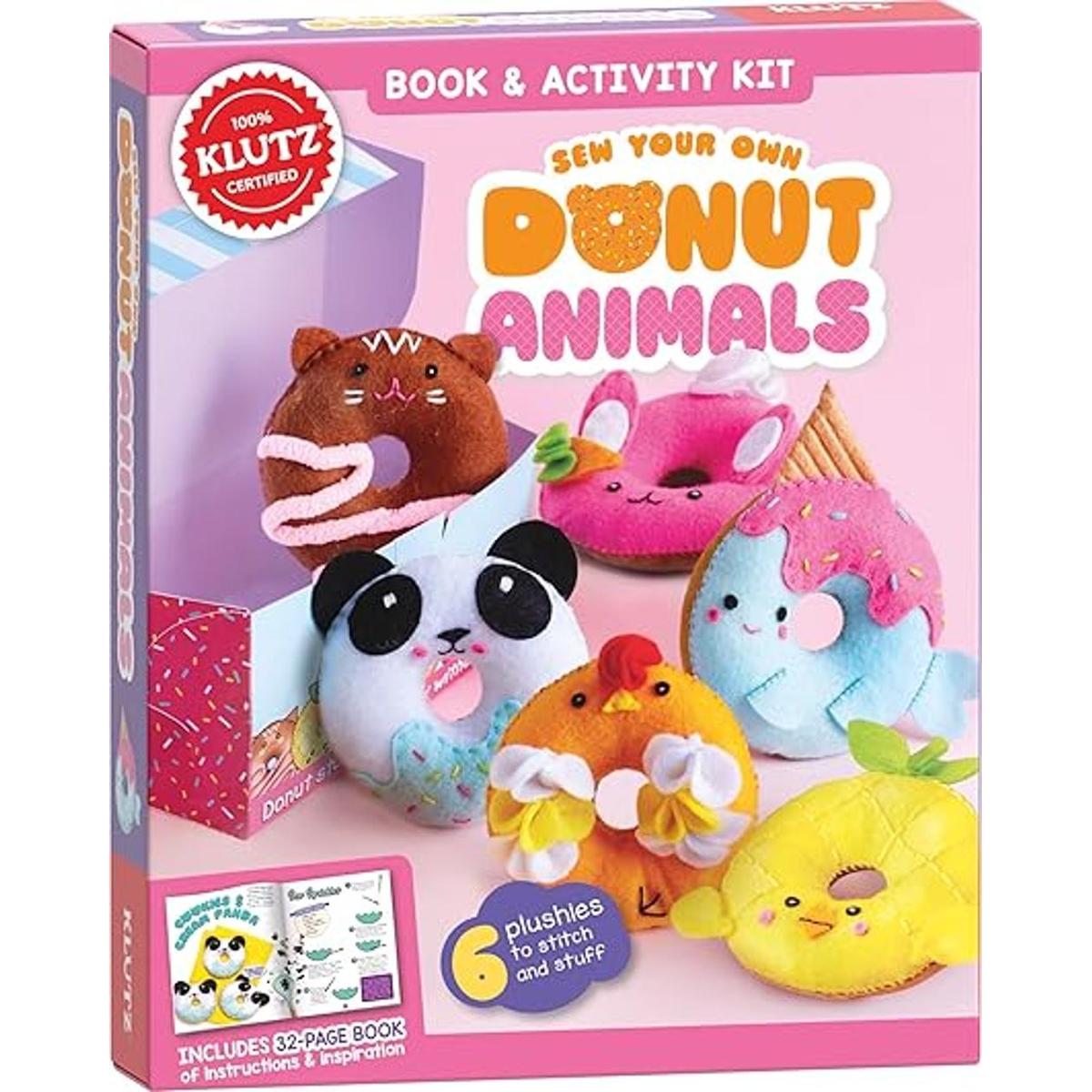 Klutz Kit de manualidades de animales de dona para coser