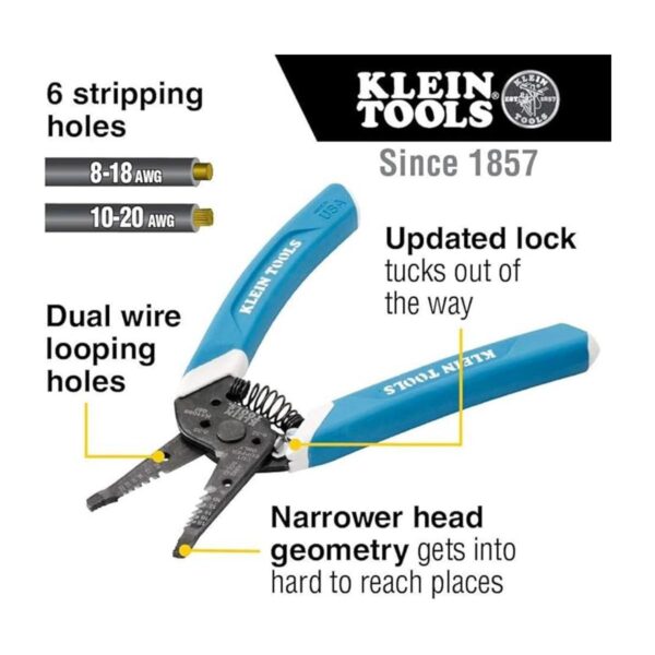 Klein Tools K11095 KleinKurve Pelacables y cortadores_2