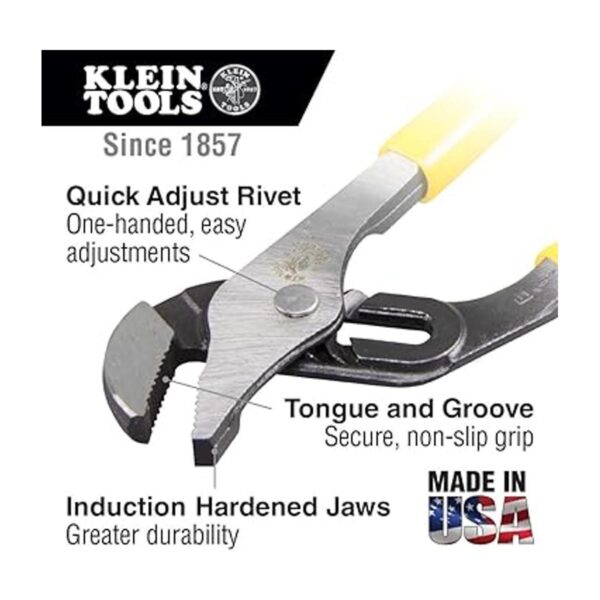 Klein Tools D5026 Alicates de bomba lengeta y ranura_2