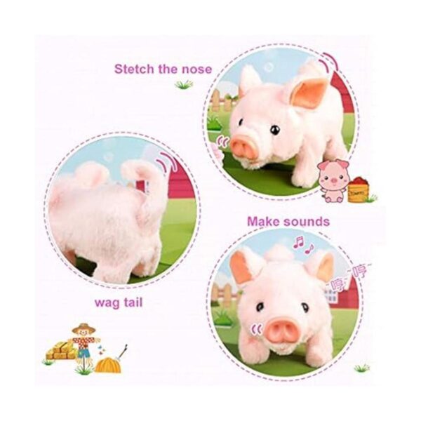 Cerdito de peluche para mascotas cerdito electrónico_3