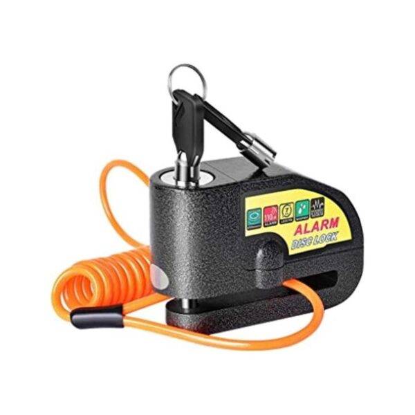 Cerradura de freno de disco de alarma de motocicleta_1
