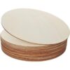 CertBuy Lote de 20 círculos de madera de 10.0 in para
