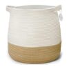 Cesta de manta grande para sala de estar cestas tejidas_1