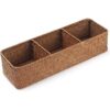 Cesta de almacenamiento de hierba marina tejida para_3