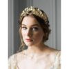 Chargances Corona de cristal perlas y plata ideal como_2