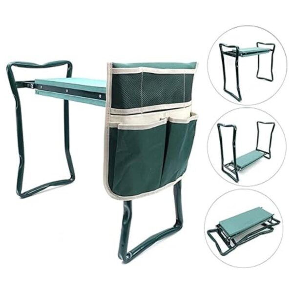 ChengHao Taburete de jardín plegable con bolsa de