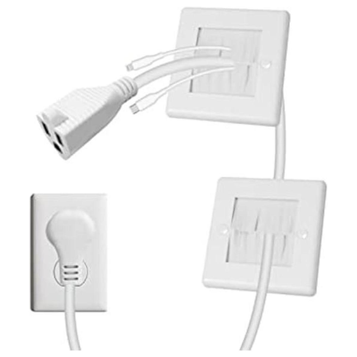 ChengFu Kit de gestión de cables en pared oculta cables