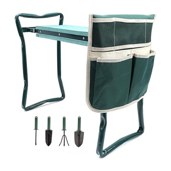 ChengHao Taburete de jardín plegable con bolsa de