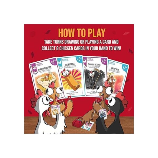Chicken Challengers Un juego de cartas de fiesta de_3