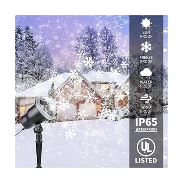 Christmas Projector Lights Outdoor Holiday Snow Projector_2