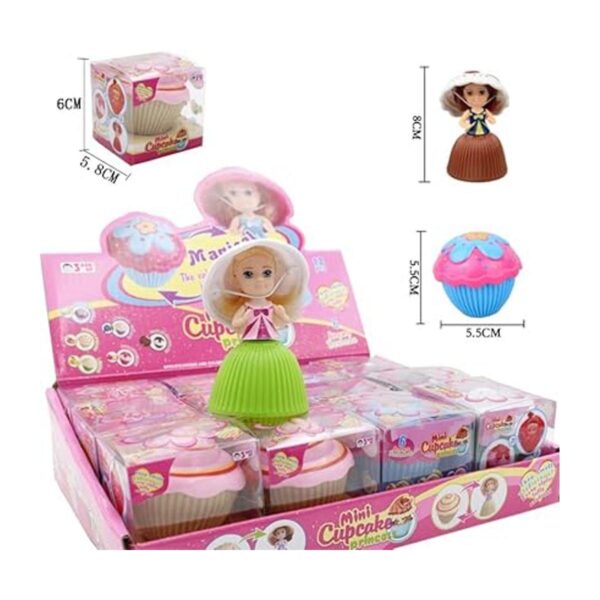 Christoy Hermoso juguete de muñeca de pastel sorpresa